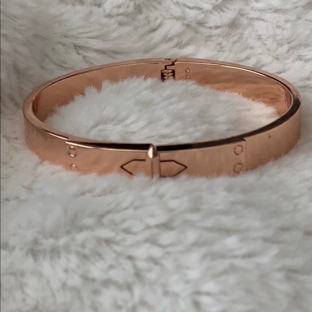 Stella & Dot Small Rebel Bangle Bracelet - rose gold